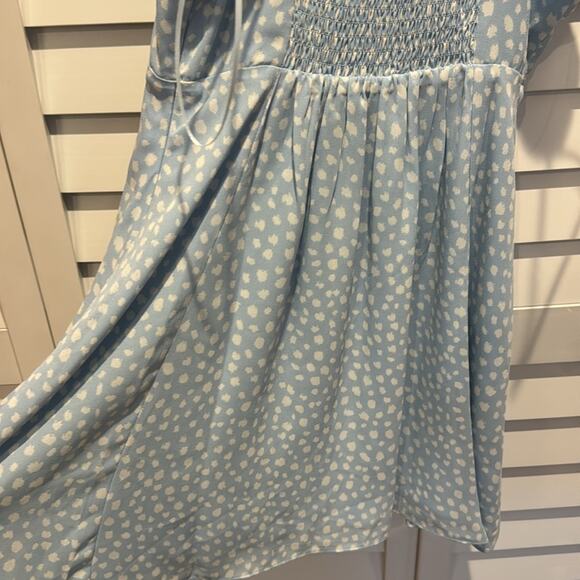 Nordstrom Socialite lined MIDI Dress with rushed back and adjustable straps. - Picture 5 of 10